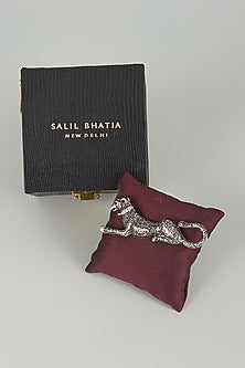 Silver Finish Shadow Hunter Embellished Brooch