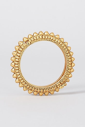 Gold Finish Openable Bangles (Set of 2)