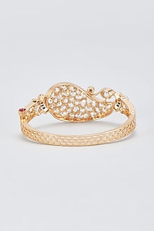 Gold Finish Kundan Polki Kada