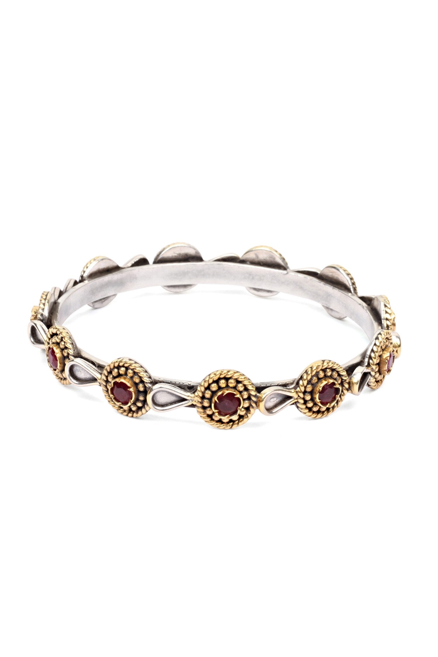Isha Ruby Embellished Bracelet - Single Pc 