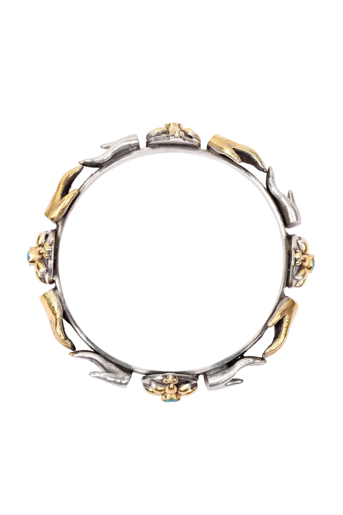 Wareesha Hand Embellished Bracelet - Single Pc 