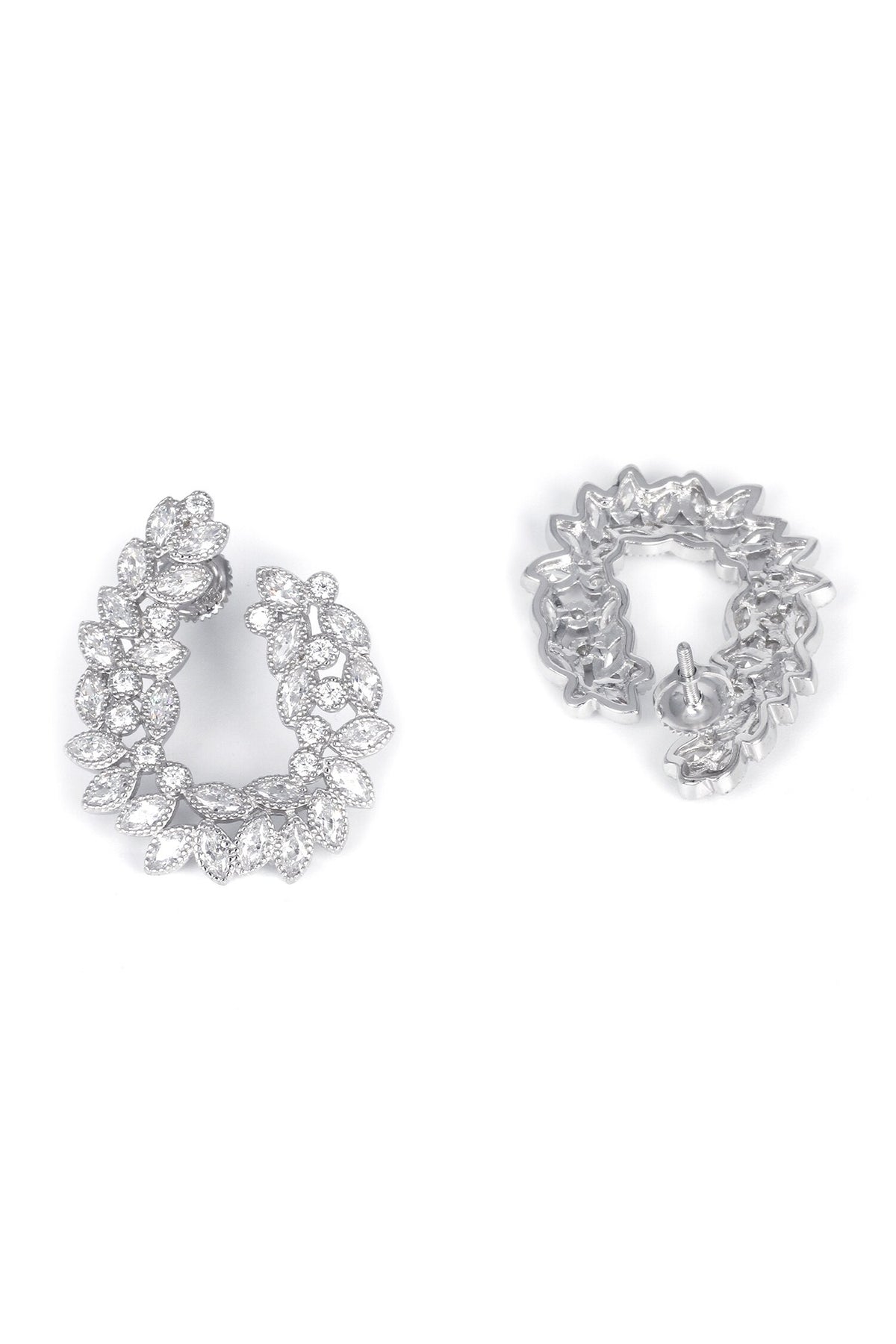 Nazia Leaf Shaped Earrings 
