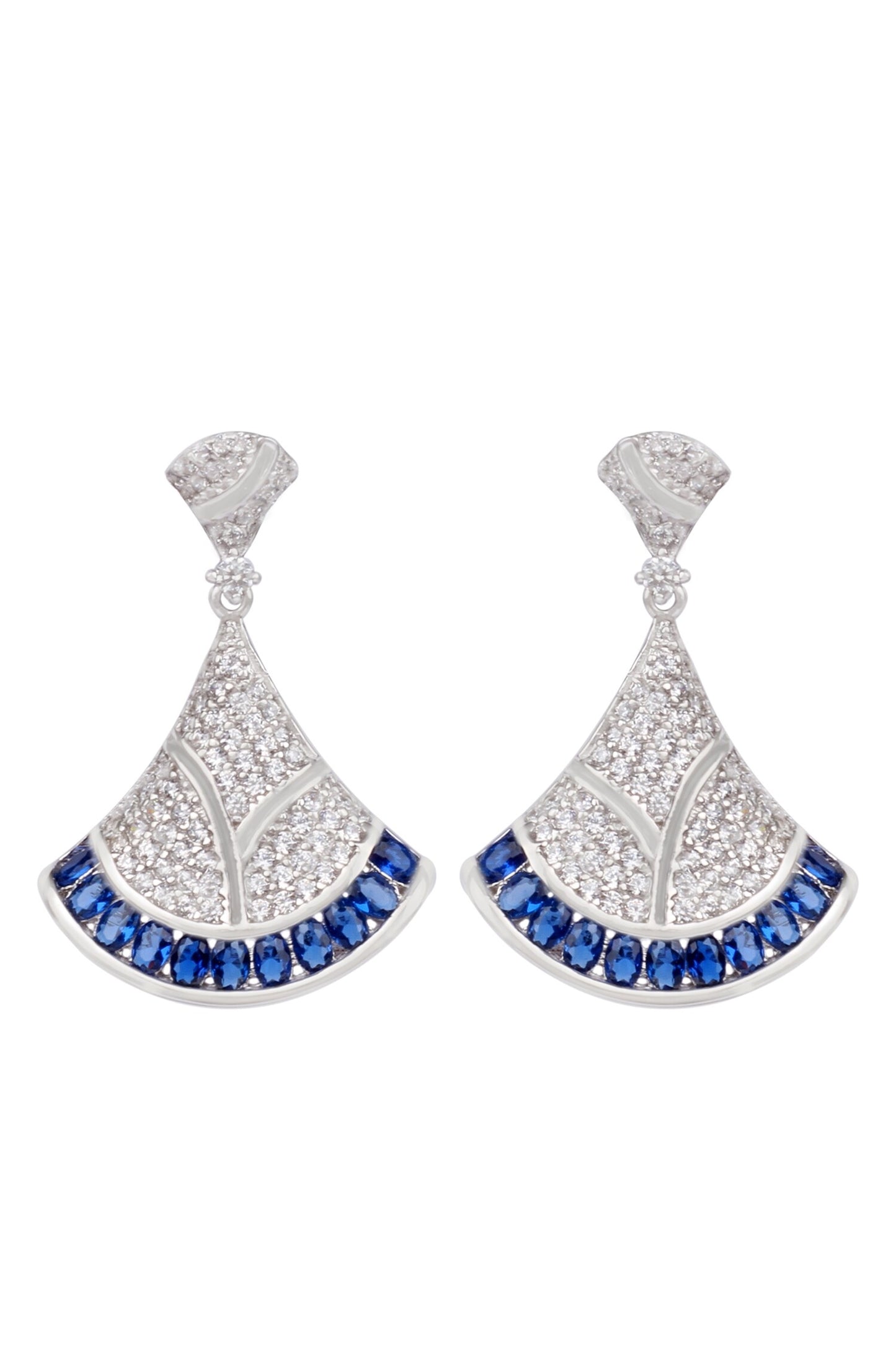 Saniya Silver Drop Earrings 