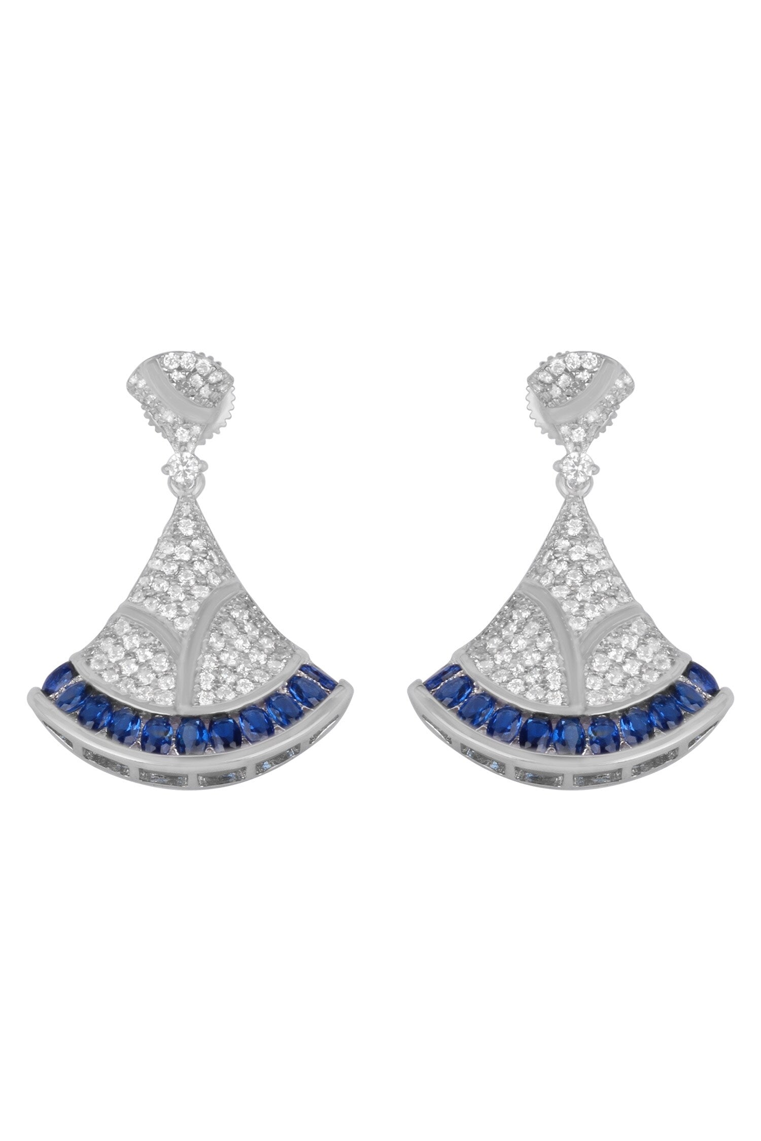 Saniya Silver Drop Earrings 