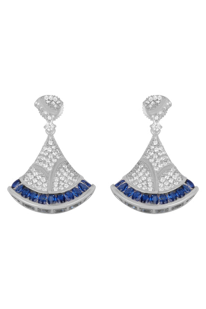Saniya Silver Drop Earrings 