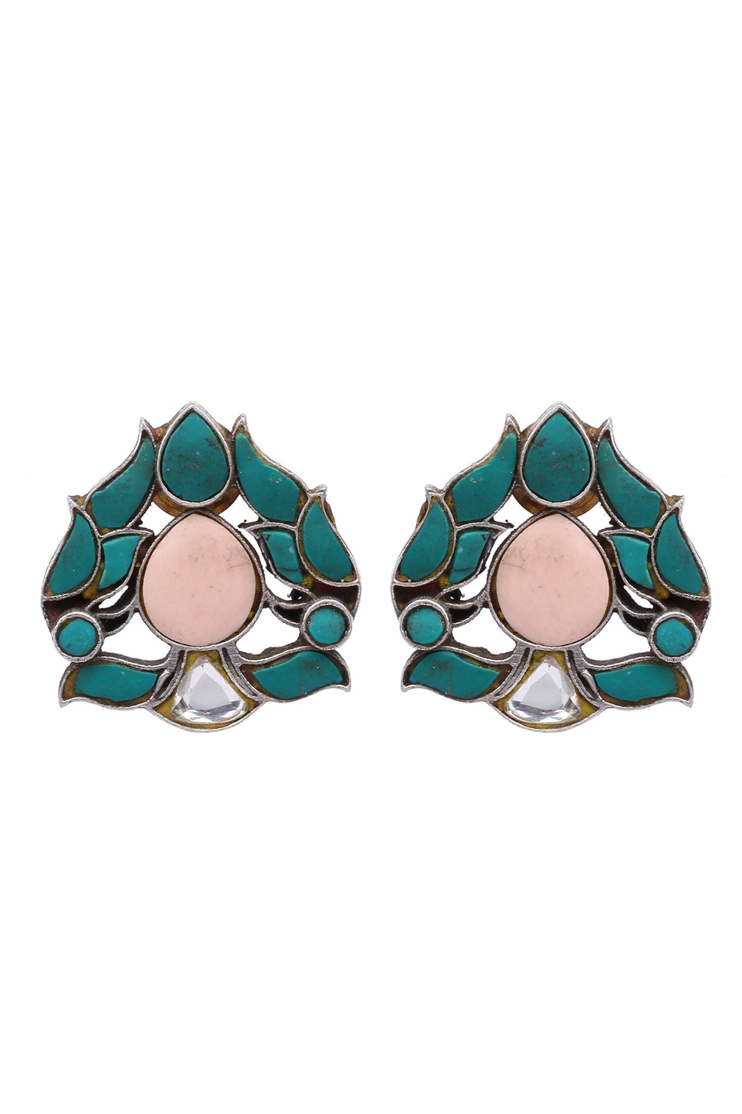 Sophia Leaf Shaped Studs 