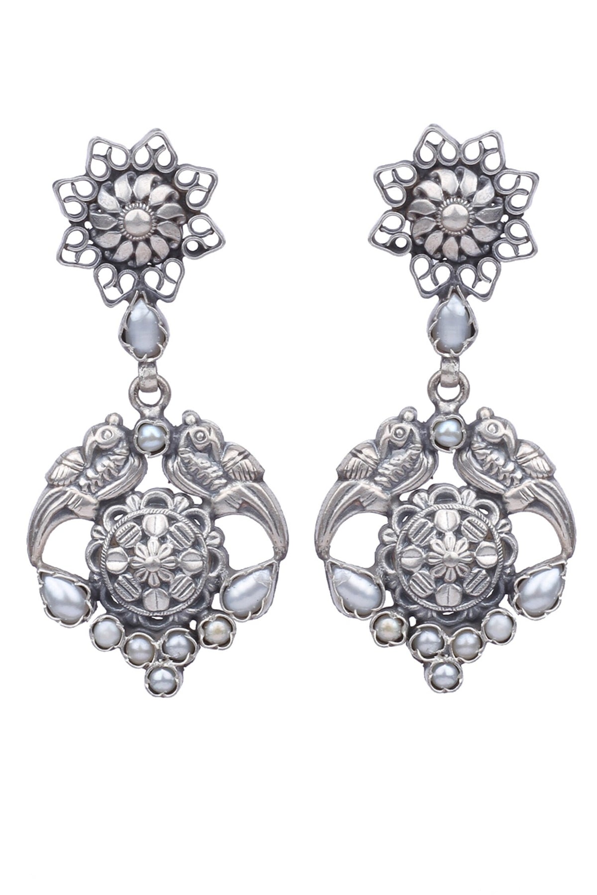Mahiyanam Handcrafted Drop Earrings 
