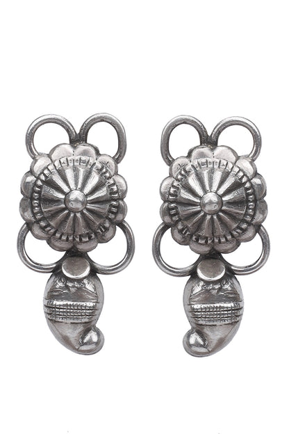 Nura Paisley Carved Earrings 