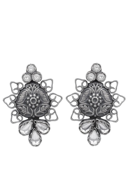 Noor Leaf Carved Earrings 