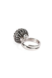Silver Finish Ring In Sterling Silver