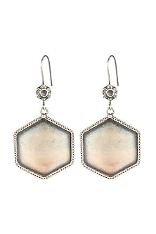 Silver Finish Dangler Earrings In Sterling Silver
