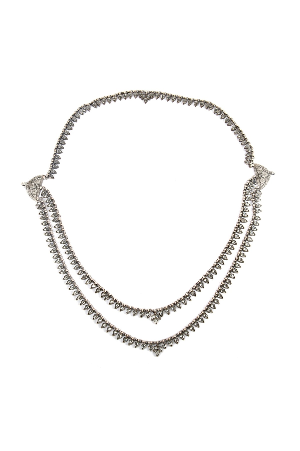 Silver Handcrafted Necklace In Sterling Silver