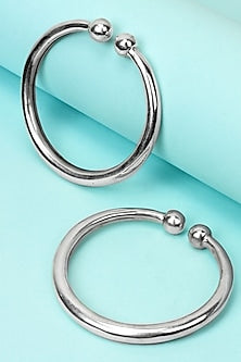 Silver Handcrafted Bacelet In Sterling Silver