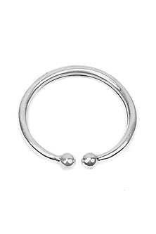 Silver Handcrafted Bacelet In Sterling Silver