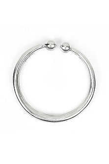 Silver Handcrafted Bacelet In Sterling Silver
