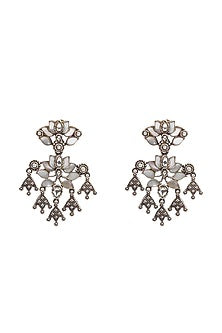 Silver Handcrafted Earrings In Sterling Silver