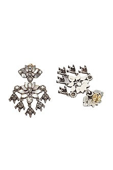Silver Handcrafted Earrings In Sterling Silver