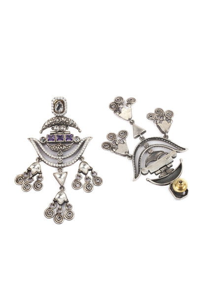 Silver Earrings In Sterling Silver