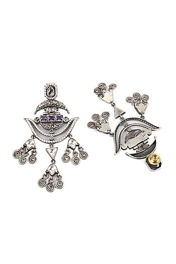 Silver Earrings In Sterling Silver