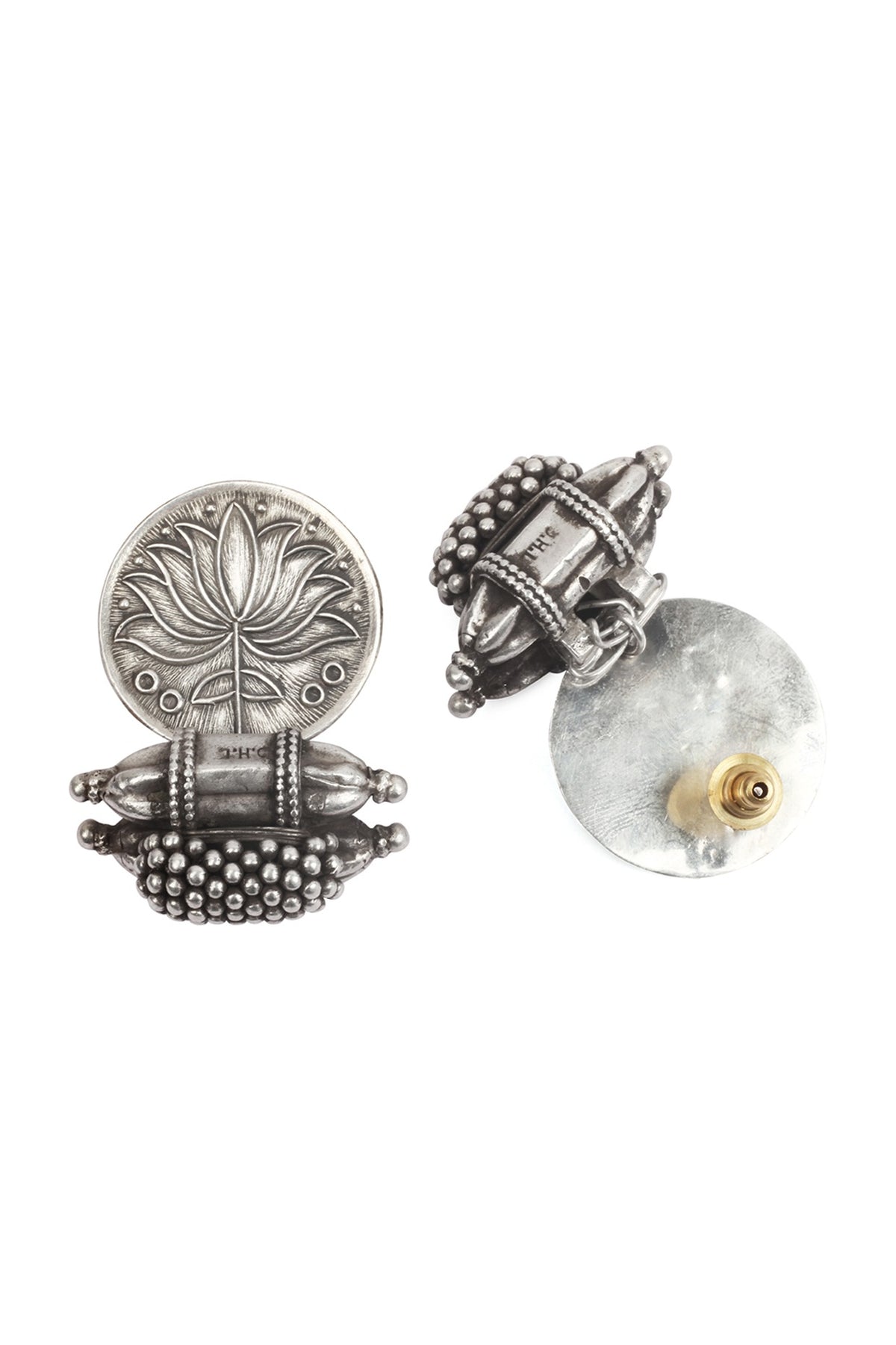 Silver Stud Earrings In Sterling Silver