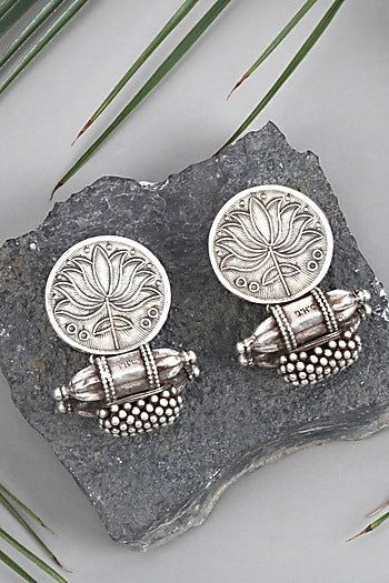Silver Stud Earrings In Sterling Silver