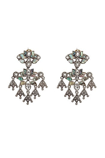 Silver Dangler Earrings In Sterling Silver