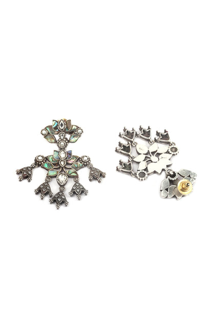 Silver Dangler Earrings In Sterling Silver
