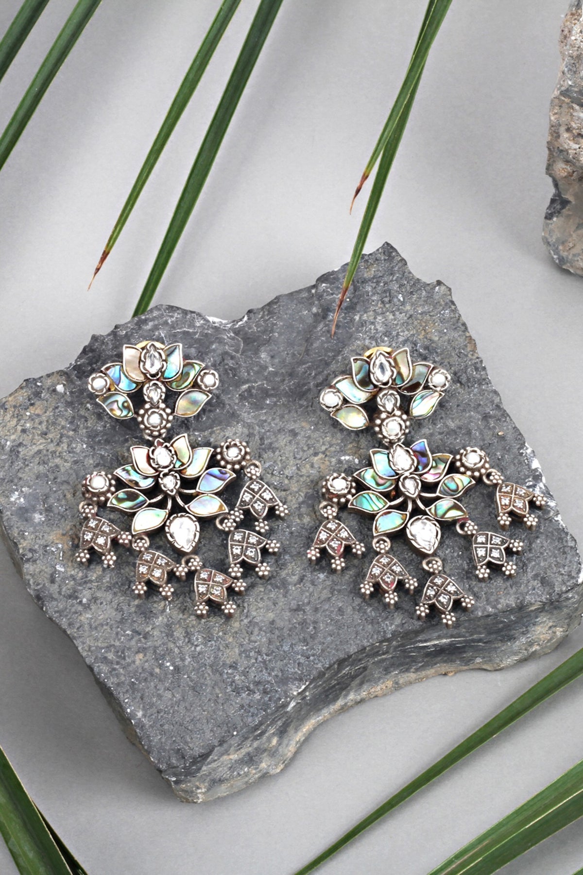 Silver Dangler Earrings In Sterling Silver