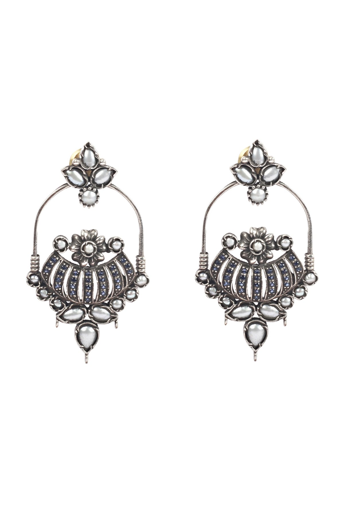 Silver Earrings In Sterling Silver