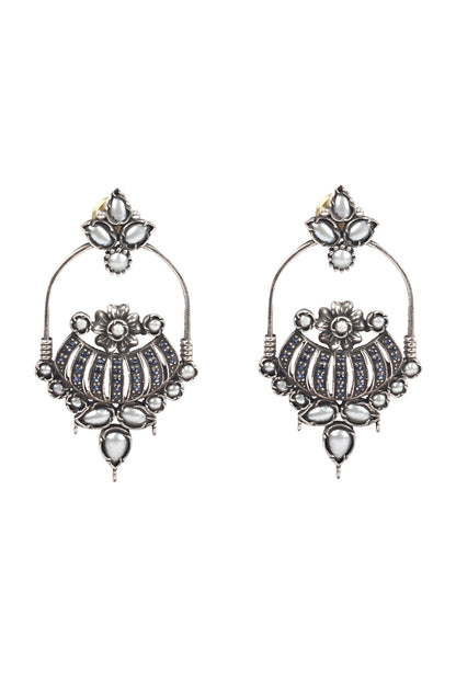Silver Earrings In Sterling Silver