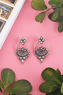 Silver Earrings In Sterling Silver