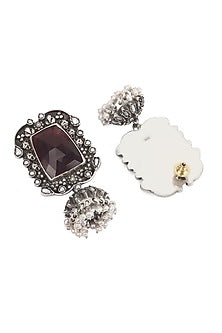 Silver Handcrafted Earrings In Sterling Silver