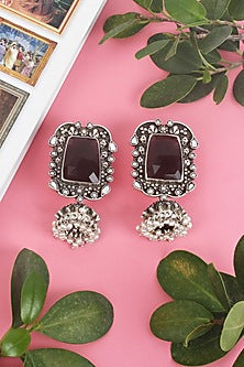 Silver Handcrafted Earrings In Sterling Silver
