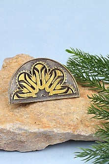 Gold Plated Silver Adjustable Ring In Sterling Silver