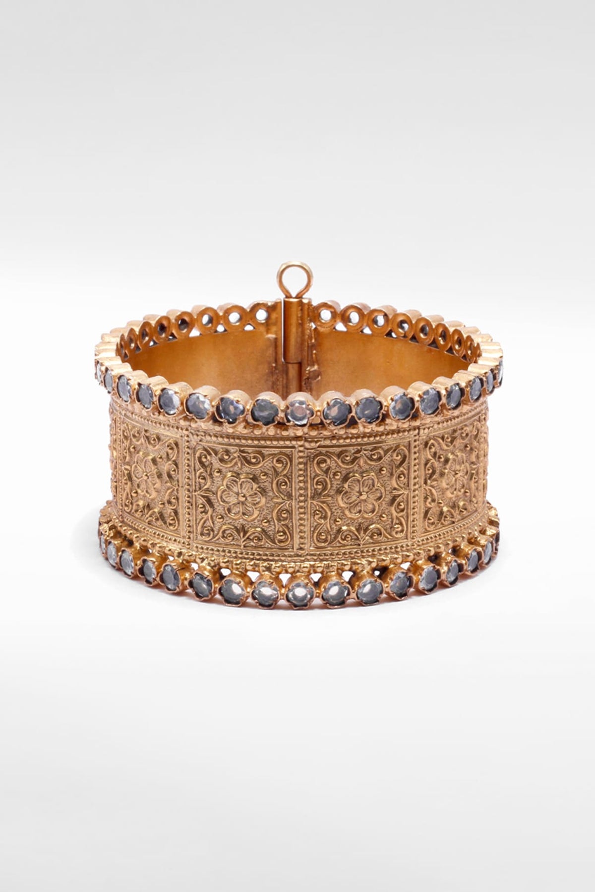 Gold Plated Bangle in Silver