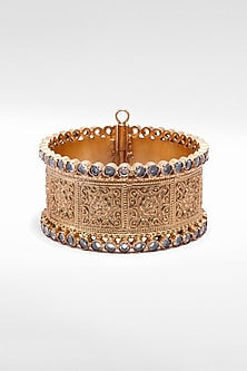 Gold Plated Bangle in Silver