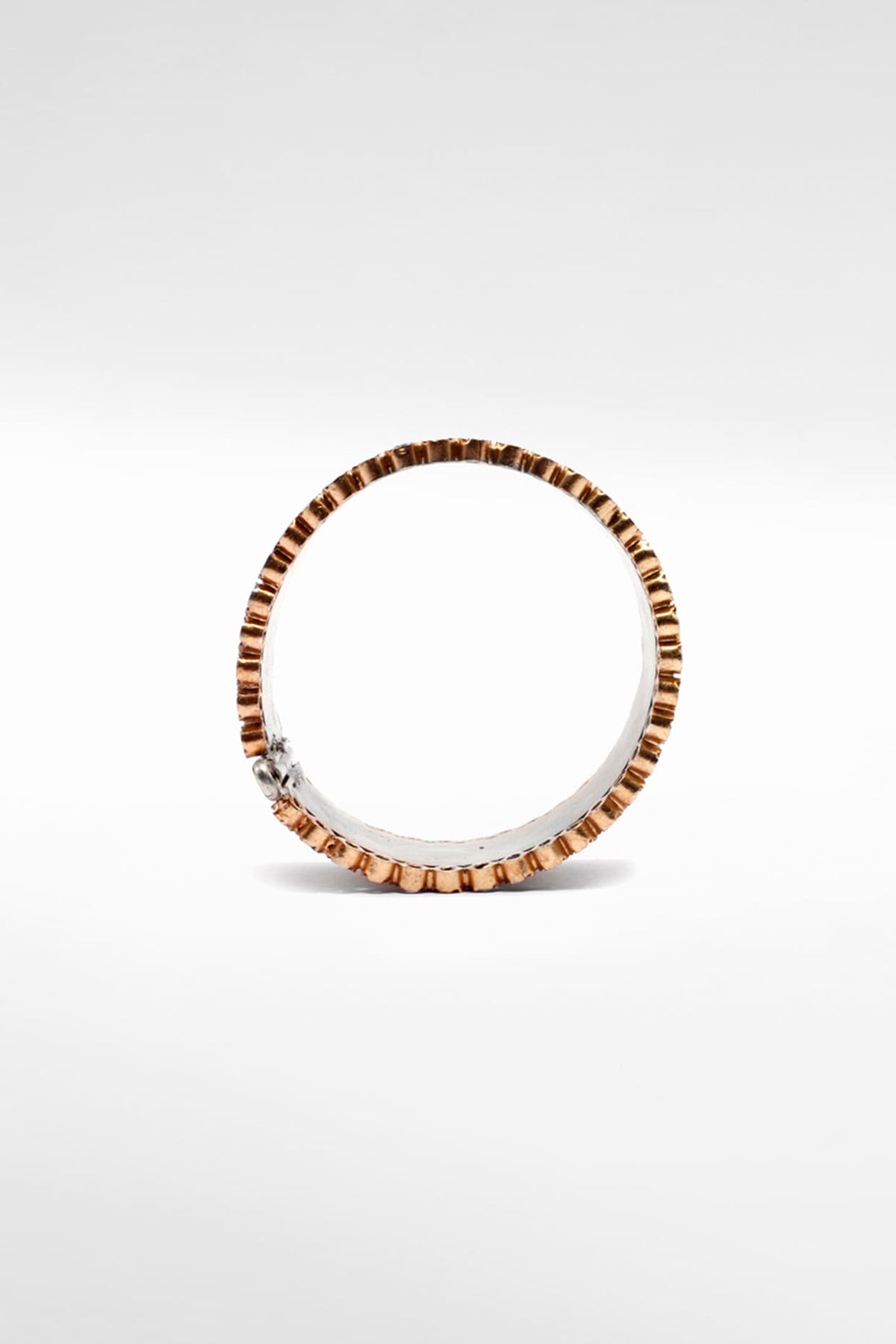 Gold Plated Bangle in Silver