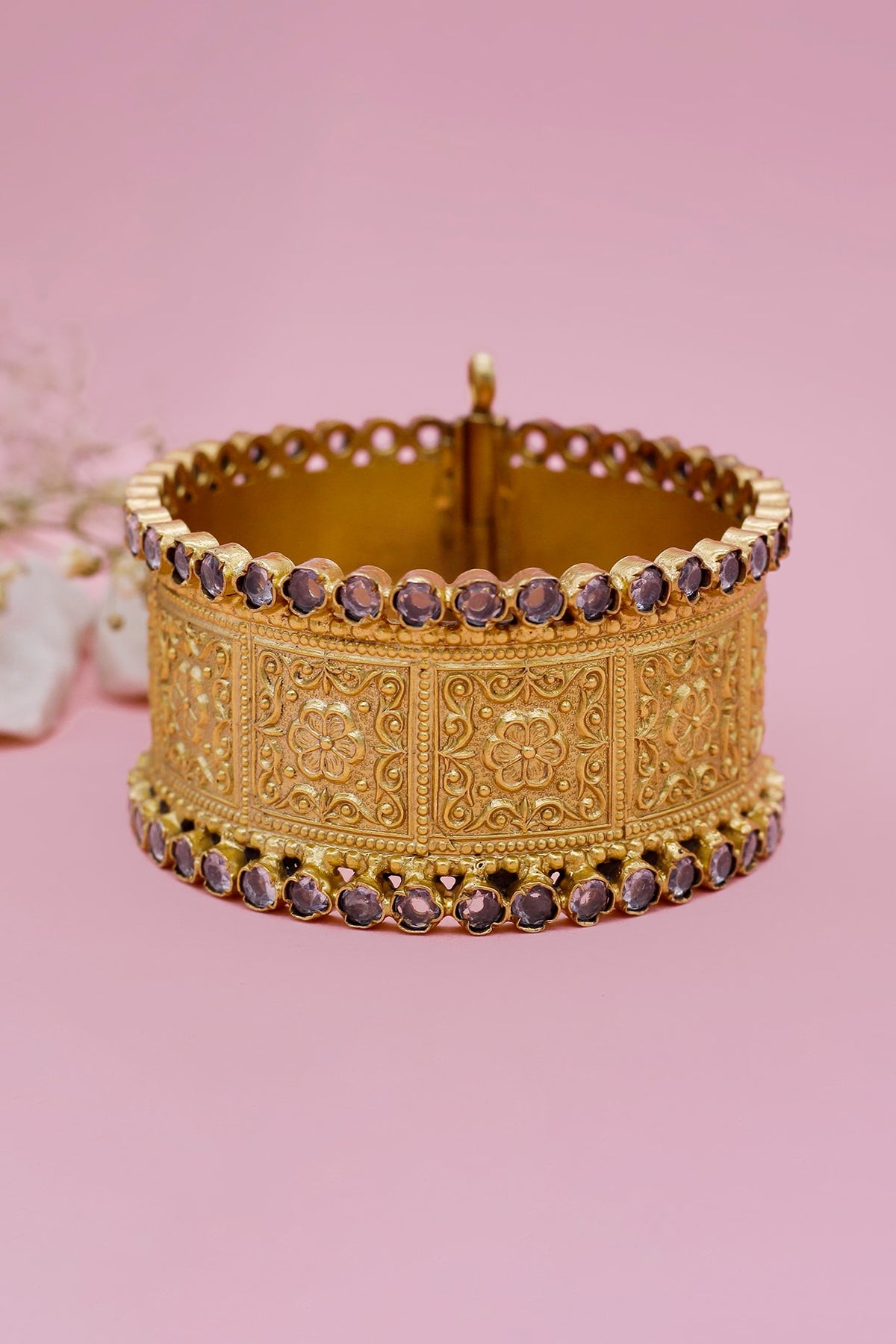 Gold Plated Bangle in Silver