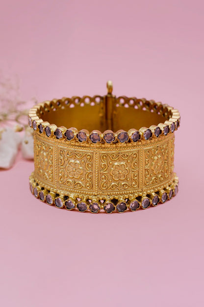 Gold Plated Bangle in Silver