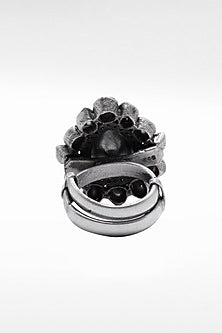 Silver Moissanite Ring