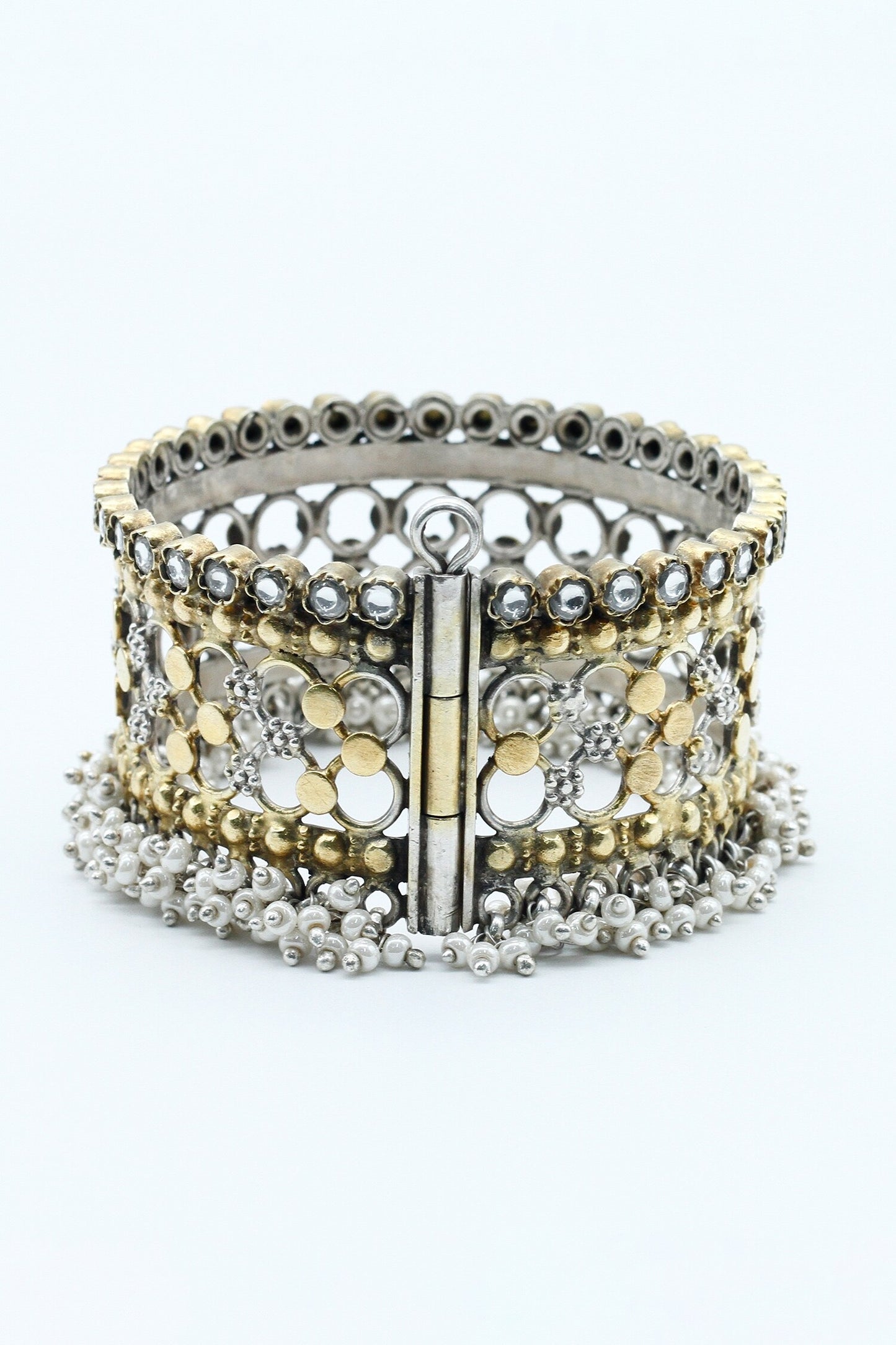 Nazmin Pearl Embellished Bracelet 