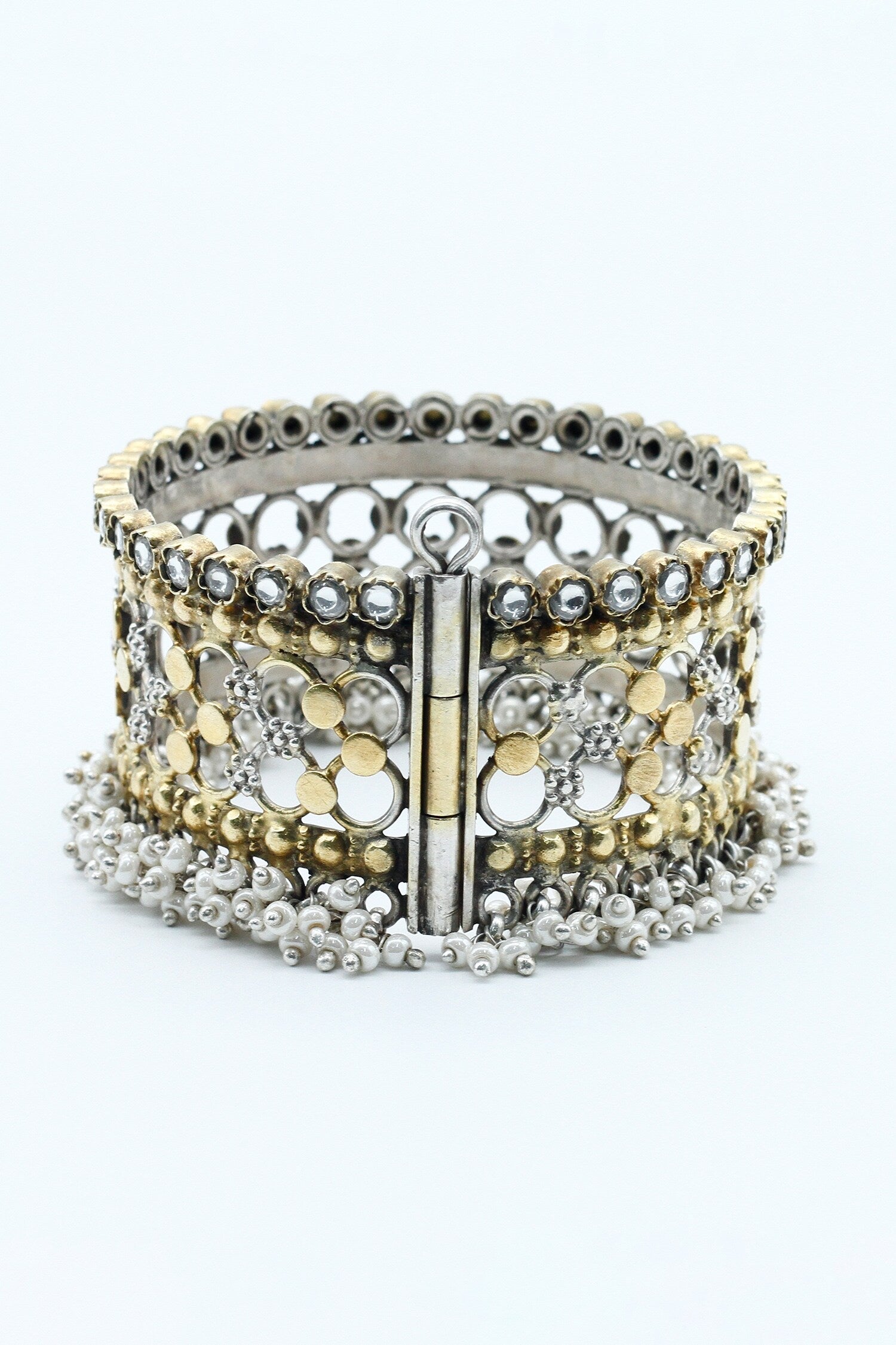 Nazmin Pearl Embellished Bracelet 