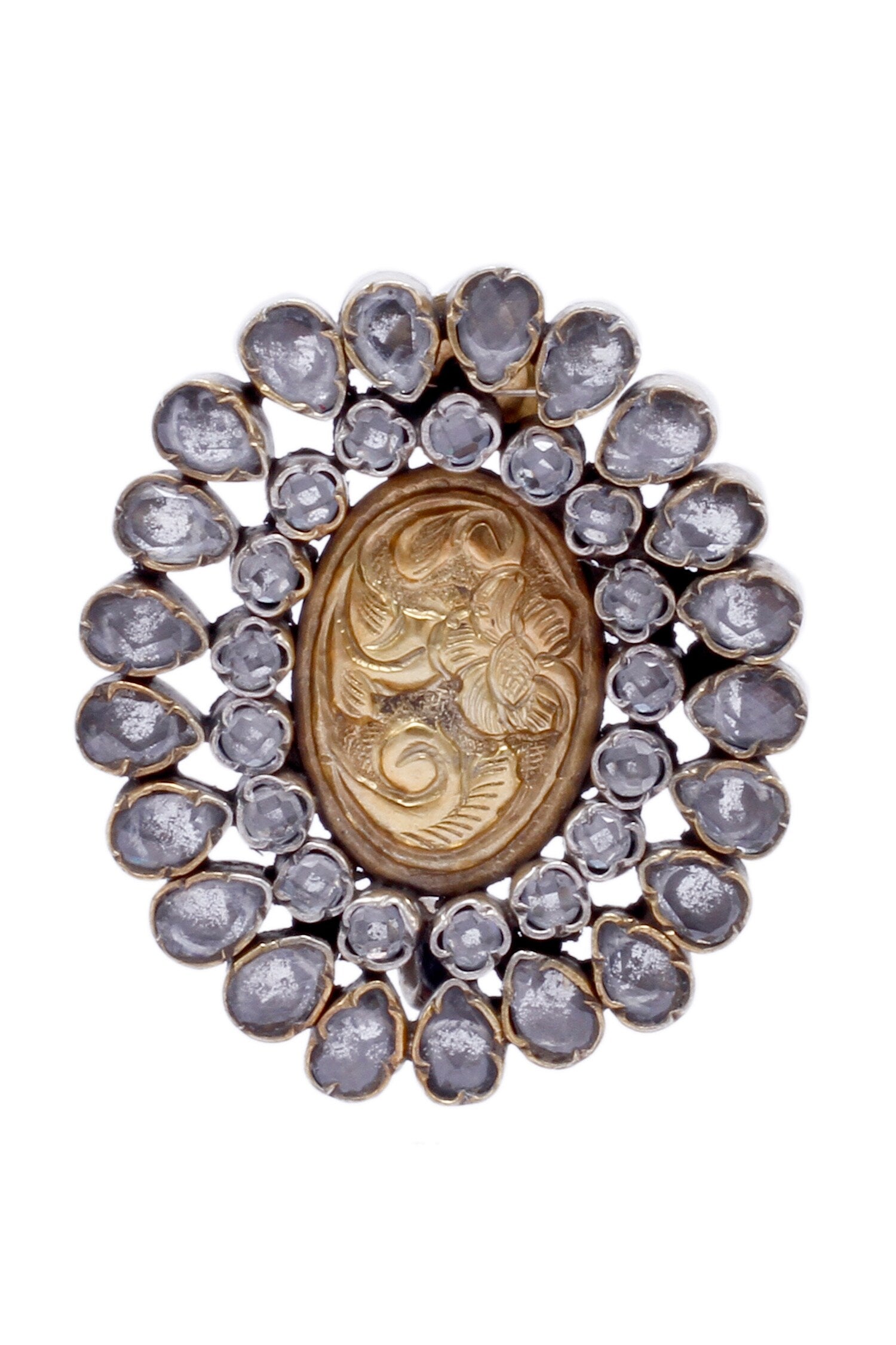 Louise Oval Shaped Stud Earrings 