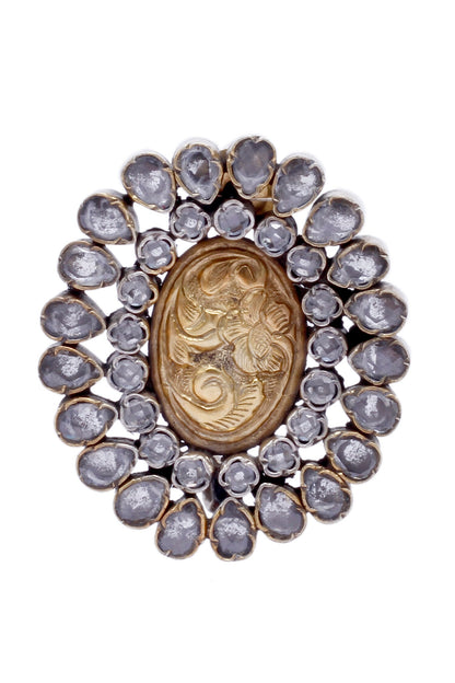 Louise Oval Shaped Stud Earrings 
