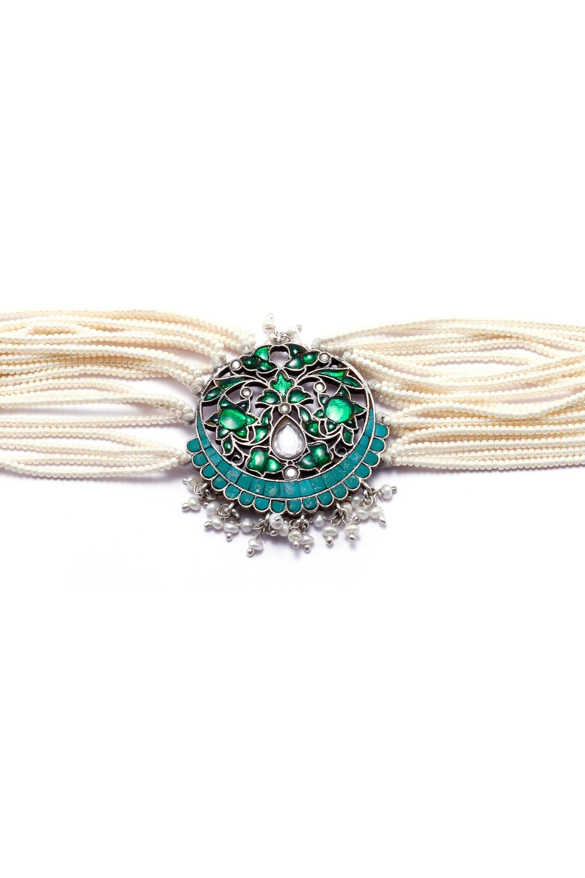Suhaliya Kundan Embellished Choker 