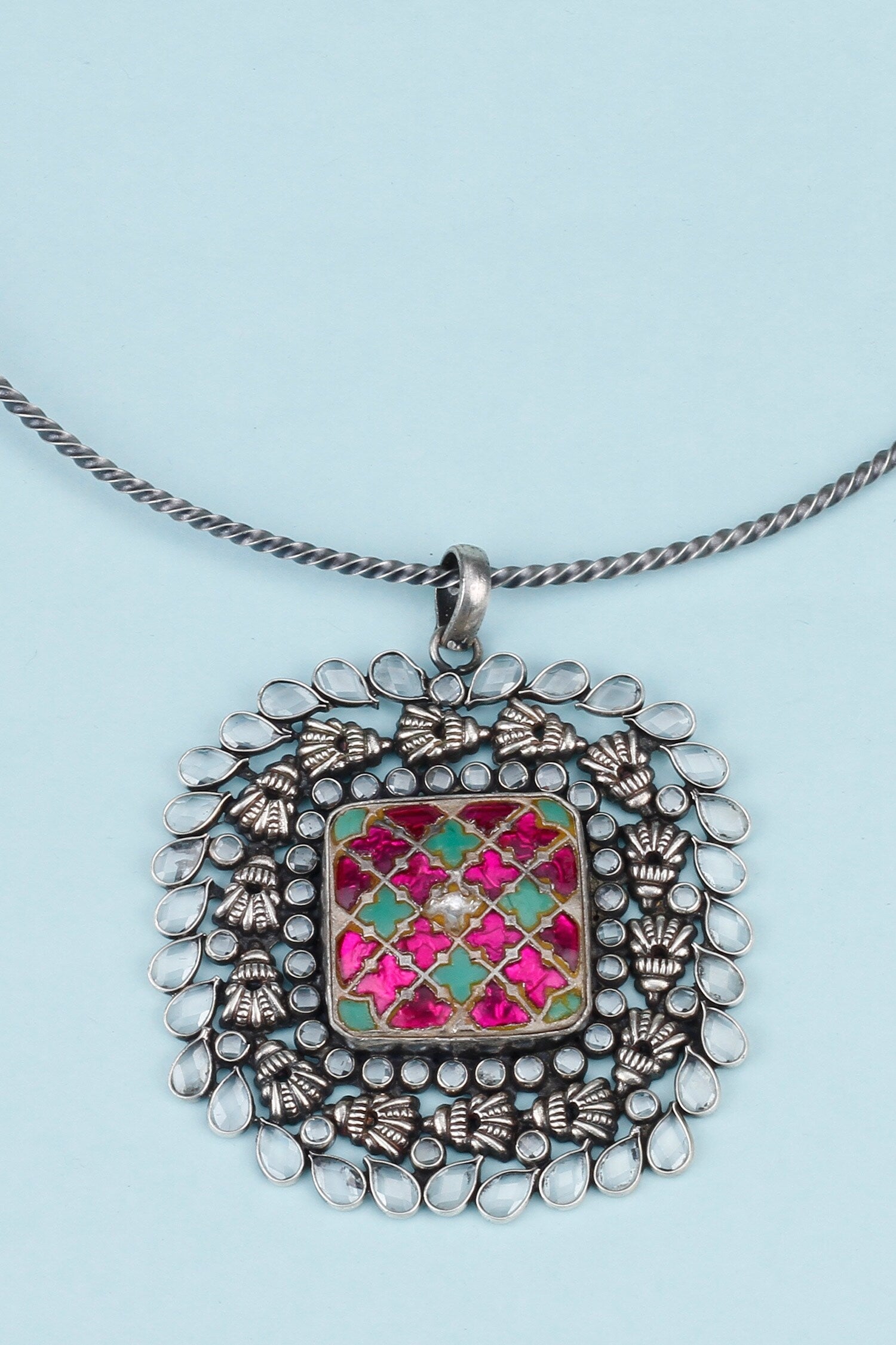 Zara Kundan Embellished Necklace 