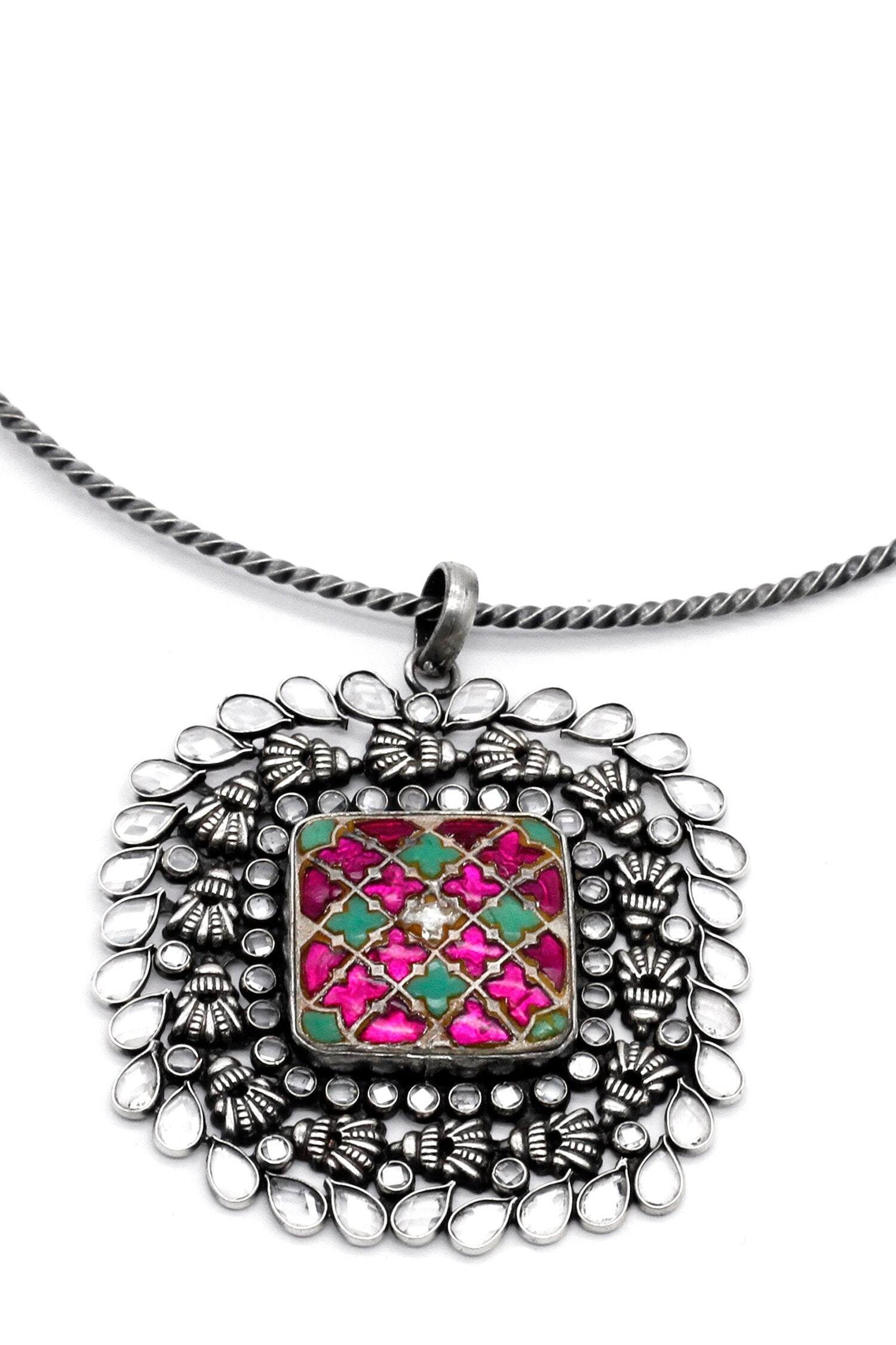 Zara Kundan Embellished Necklace 