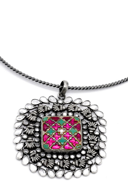 Zara Kundan Embellished Necklace 