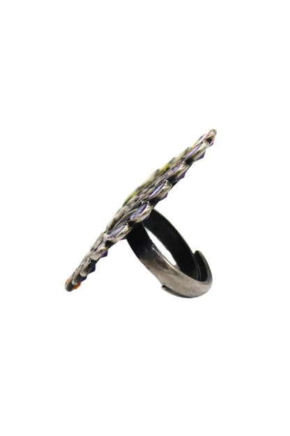 Elena Handcrafted Embellished Ring 