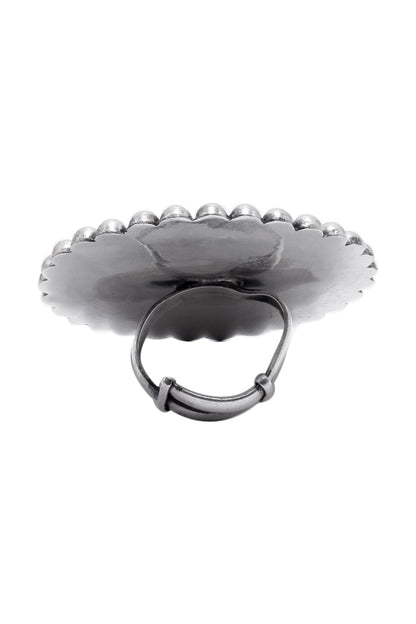 Julia Mirror Embellished Ring 